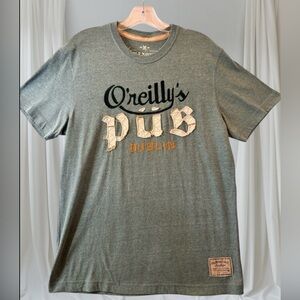 OLD NAVY vintage Oriellys Pub Embroidered Round Neck Men’s T Shirt Size Med
